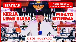 DEDI MULYADI: Kinerja Luar Biasa Pidatonya Istimewa | Gubernur Jawa Barat @KANGDEDIMULYADICHANNEL