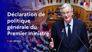 Déclaration de politique générale du Premier ministre au Sénat