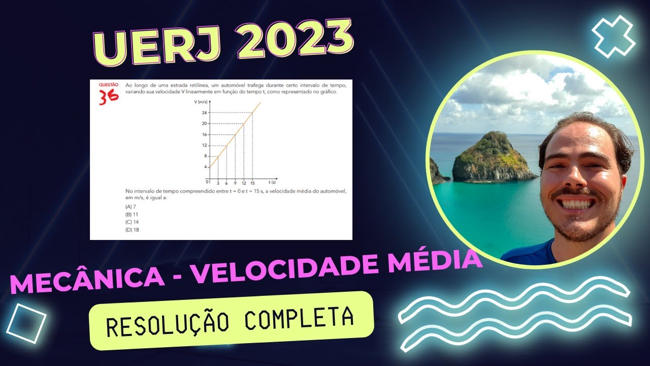 UERJ 2023 - Ao Longo De Uma Estrada Retilínea, Um Automóvel Trafega ...