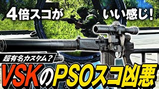 【タルコフ】VSKといえばこのスコープ！VSK-94とPSOスコープの高火力射撃でパーティーを圧倒😎【ゆっくり実況】