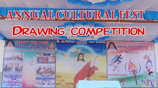 Drawing competition | Bl Alphonsa High School | Srisha Creativity #alphonsa #school #drawing#srisha