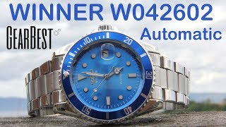 Winner Automatic W042602 Unboxing from Gearbest.com