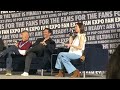 supermen answer “what made lois so special to your superman” at fanexpo