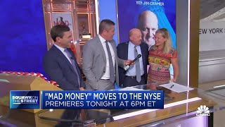 Jim Cramer's new 'Mad Money' set revealed at New York Stock Exchange