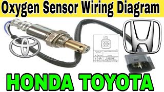 P0138,Oxygen Sensor(O2 Sensor) Wiring Diagram,Honda Toyota,PinOut Class 4