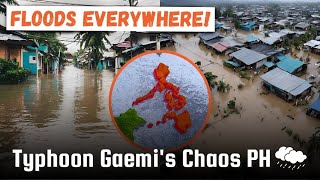 Typhoon Carina Turns Philippine Streets into Rivers | July 24, 2024 Flood Update #typhoon #flooding