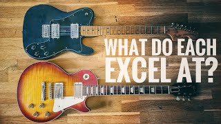 HH Shootout: Telecaster Deluxe -VS- Les Paul - What do each EXCEL at?