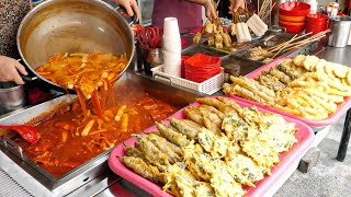 Amazing! The process of making tteokbokki, fried food, a popular Korean food-Korean street food