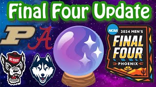 March Madness 2024 *FINAL FOUR* Update & Predictions!