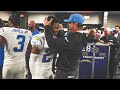 Jim Harbaugh Locker Room Victory Speech vs Falcons | LA Chargers