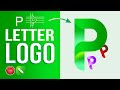 Logo Design in CorelDraw How to Make Letter P Logo - Graphic Design Tutorial for Experts & Beginners