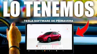 Nuevo TESLA Software - Increíble Actualización de Primavera