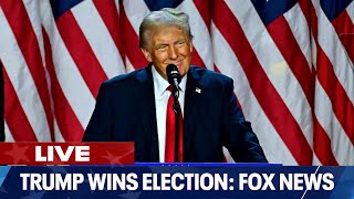 🔴 Trump speaks after winning presidency: Fox News calls | LIVE