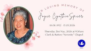 Funeral Tribute Service of Joyce Cynthia Spicer