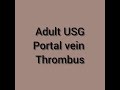 Portal vein thrombus-Dr.AJ USG