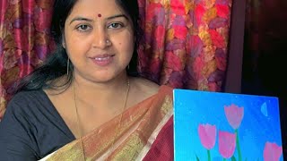 আমার মেয়ে প্রথম বারকেনভাসে ড্রয়িং করল#subscribe #minivlog #drawing #canvas #👌♥️♥️