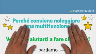 Perché conviene noleggiare una multifunzione?