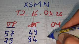 XSMN • Southern Vietnam Lottery Prediction for Monday, March 16, 2026 (Ho Chi Minh City, Dong Tha...