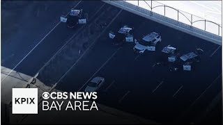 Police standoff with possible shooting suspect shuts down I-80 in Fairfield