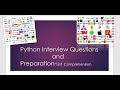 Python Interview Questions and Preparation   List Comprehension
