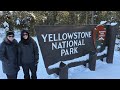 snowmobiling through yellowstone