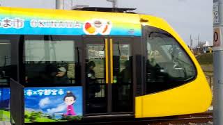 宇都宮ＬＲＴ（宇都宮ライトレール）HU300形HU314編成 HU312編成