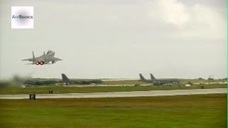 F-15 Eagle Jets Takeoff - Andersen Air Force Base, Guam (2013)