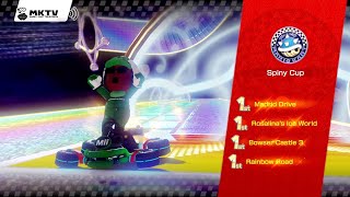 Mario Kart 8 Deluxe Spiny Cup 200cc Triple Star Ranking!