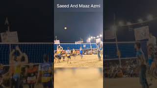 mr maaz and mr saeed alam Volleyball status youtube shorts video best volleyball status #volleyball