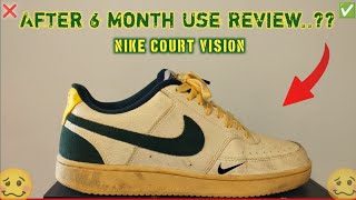 Nike Court Vision Sneakers After 6 Months 🔥 | Honest Review \u0026 Durability Test 👟