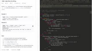 猩猩的乐园 Leetcode 1065 Index Pairs of a String