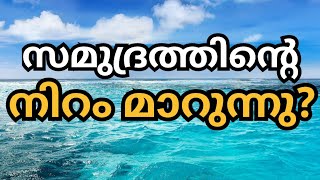 എന്തുകൊണ്ട് സമുദ്രത്തിന്റെ നിറം മാറുന്നു? | OCEAN COLOUR CHANGE EXPLAINED IN MALAYALAM