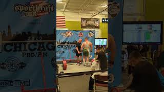 Eli Dertz 600lbs deadlift (272.5kg). 2023 APF Illinois State Equipped Meet. 4/2/2023