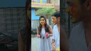 भाभी-देवर और होली😍😳🤣🔥#shorts #funny #viral #comedy #trending #family #drama #foryou #holi #love