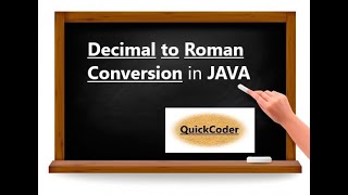 Decimal to Roman conversion in JAVA