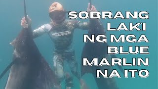 GRABE! FIRST TIME NAMIN MAKAHULI NG GANITO KALALAKING BLUE MARLIN/SAILFISH || GABBY RAMAL