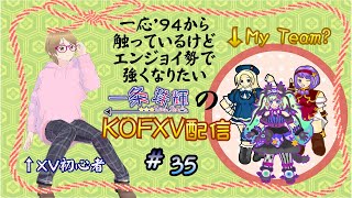 【手元映像あり】一応'94から触っているけどエンジョイ勢で強くなりたい一条　珠輝のKOFXV配信　#35