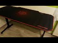 ultradesk frag unboxing nový herní stůl do studia