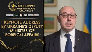 WION Global Summit 2022: Keynote address by Ukraine Deputy Minister of Foreign Affairs Dmytro Senik