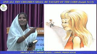 Donna’s Missionary Offering || Sunday School Lesson || CPH(24-Oct-21)