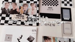 ✿ onew 온유 2025 season's greetings | unboxing ✿