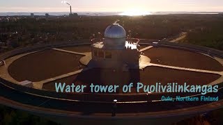 Water tower, Oulu, Northern Finland, DJI Phantom 3 Advanced