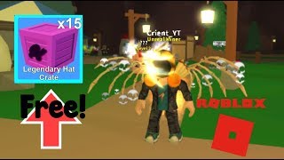 Legendary hat crate giveaway massive roblox mining