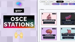 OSCE Stations | 1000+ Cases | Create Your Own | Group Practise | UKMLA | CPSA | PLAB 2