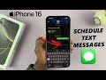 How To Schedule Messages On iPhone 16 / 16 Pro