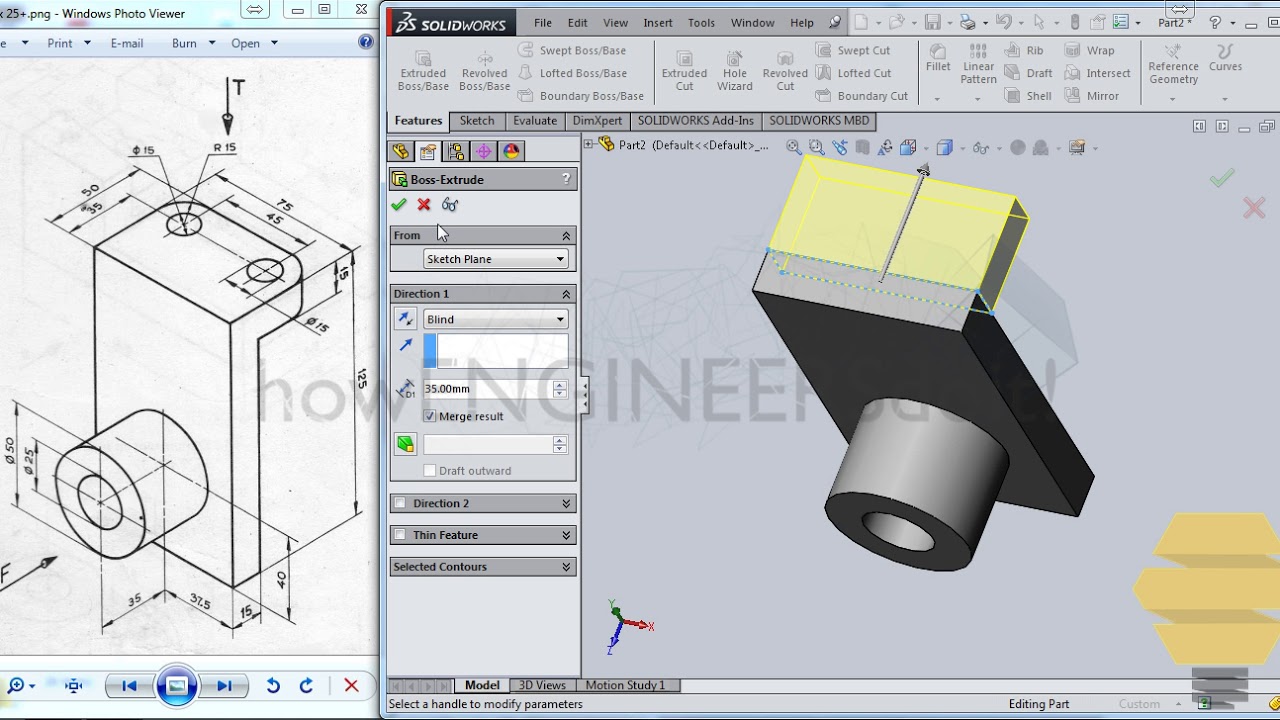 SolidWorks Beginners|Exercise 25|Practice Session - YouTube