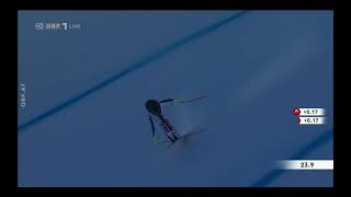Maxence Muzaton UNGLAUBLICHER STURZ Abfahrt Ski WM 2021