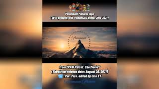 Paramount Pictures logo | PAW Patrol: The Movie (2021)
