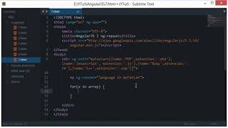 AngularJS Tutorial 7 ng repeat