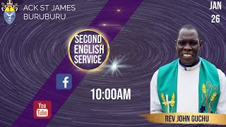 SECOND ENGLISH SERVICE | 3RD SUNDAY OF EPIPHANY | REV JOHN GUCHU